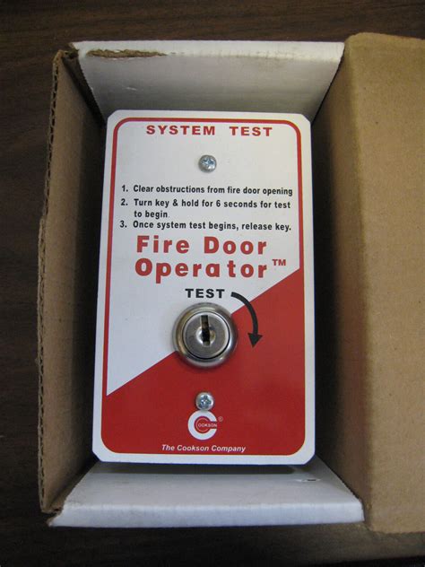 cookson fire door drop test|cookson door control station instructions.